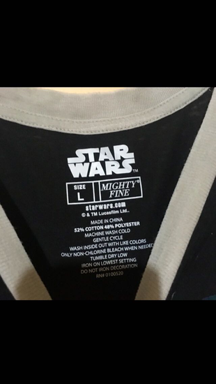 l Beden ORJİNAL STARWARS TSHIRTU