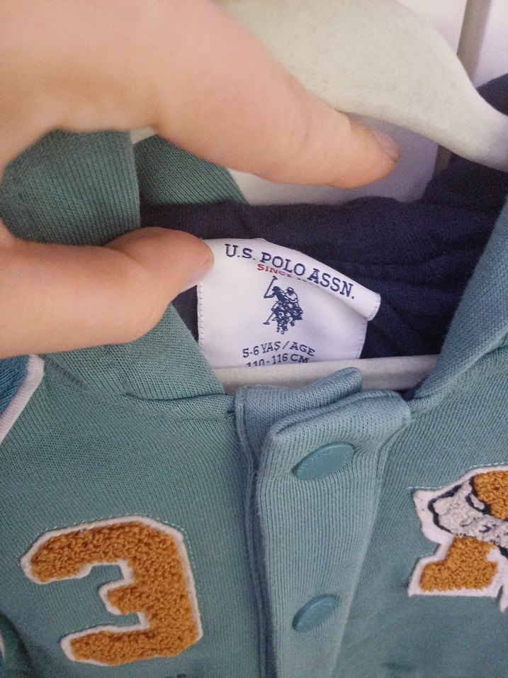 Turkuaz Kapüşonlu Erkek Çocuk Sweatshirt - Görsel 4