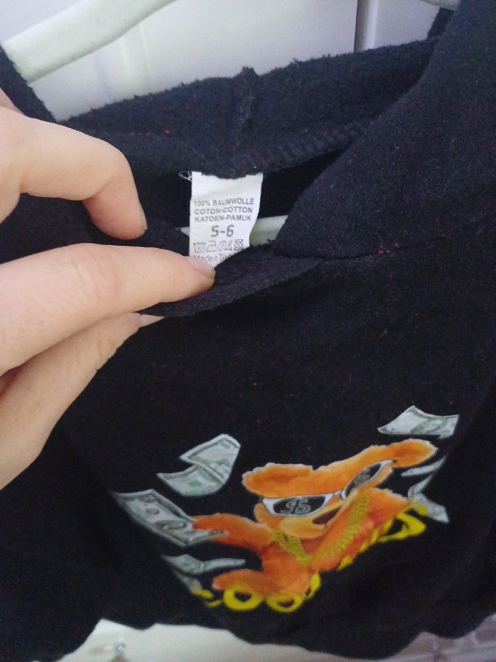 Kapüşonlu Siyah Erkek Çocuk Sweatshirt - Görsel 5