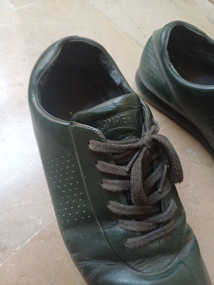 camper marka Erkek Koyu Yeşil Bağcıklı Ayakkabı - Görsel 5