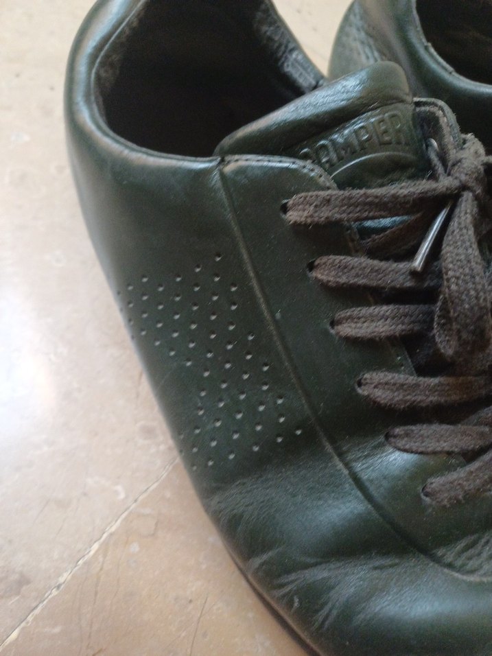 camper marka Erkek Koyu Yeşil Bağcıklı Ayakkabı - Görsel 4