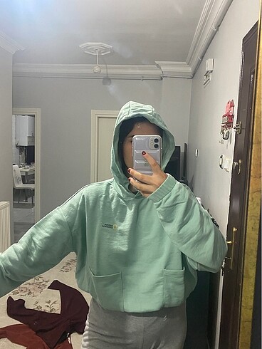 Sıfır ürün kapüşonlu sweat
