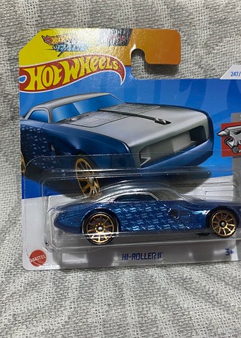 Parlak Mavi Hot Wheels Oyuncak Araba