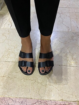 H&M Siyah Platform Terlik