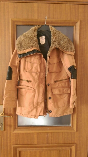 bershka kürklü kaban 