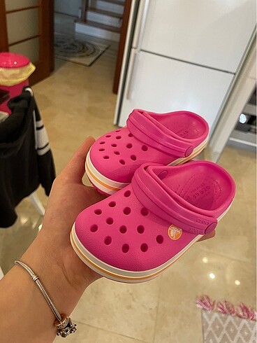 Kız Bebek Pembe Crocs