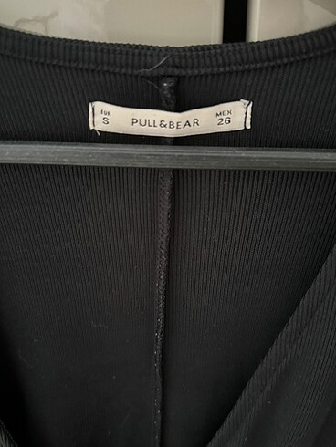 s Beden siyah Renk Stradivarius derin v yaka şık bluz