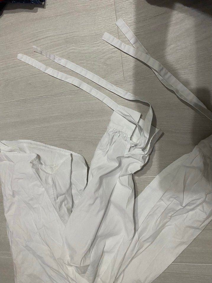 Çiçek Desenli Beyaz Gömlek - Görsel 5