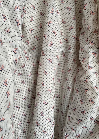 Bej Düğmeli Keten Trençkot - Görsel 4