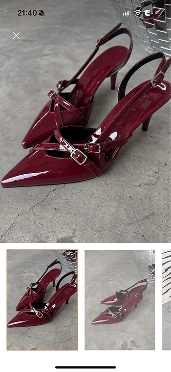 Bordo ayakkabı
