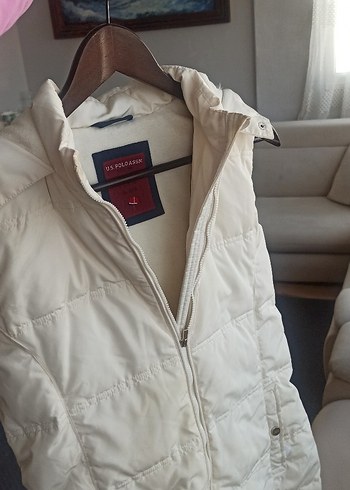 Kürk Detaylı Beyaz Kadın Yelek - Görsel 3