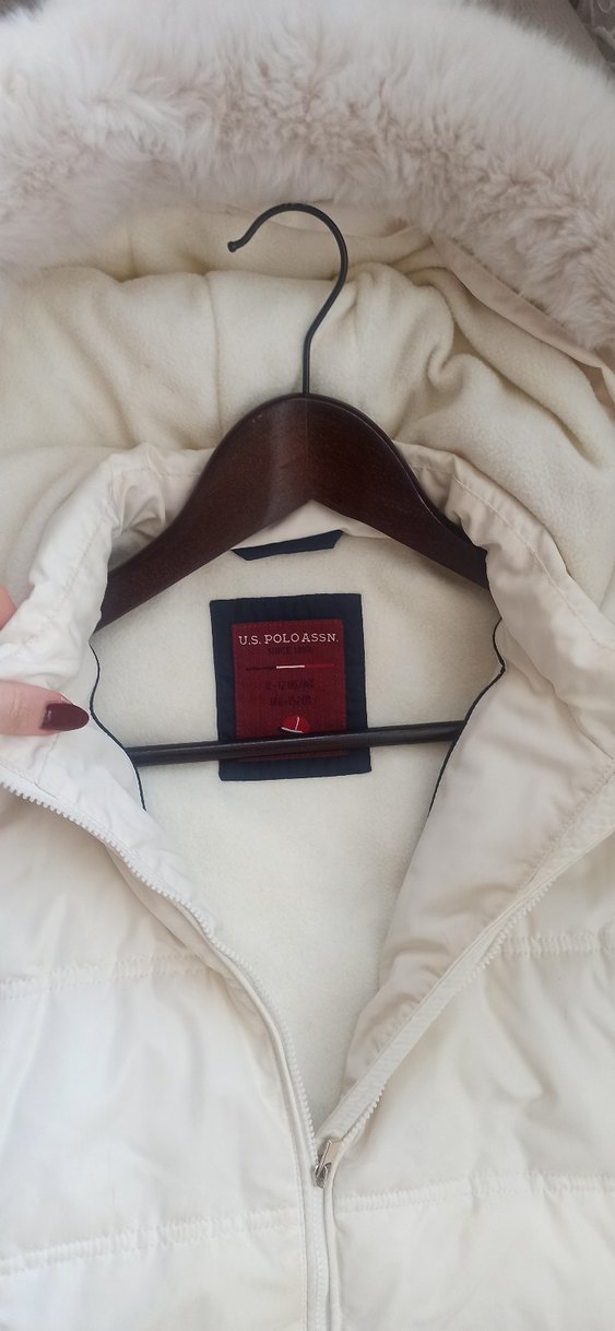 Kürk Detaylı Beyaz Kadın Yelek - Görsel 2