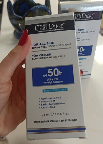 Chaudier SPF 50+ Güneş Koruyucu Yüz Kremi - Görsel 4