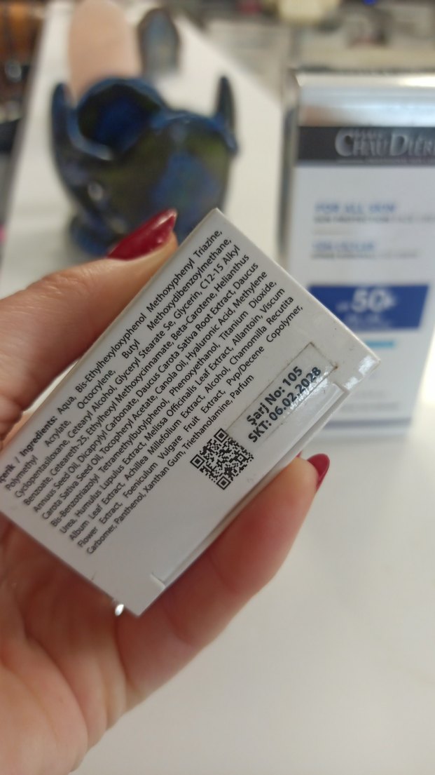 Chaudier SPF 50+ Güneş Koruyucu Yüz Kremi - Görsel 3