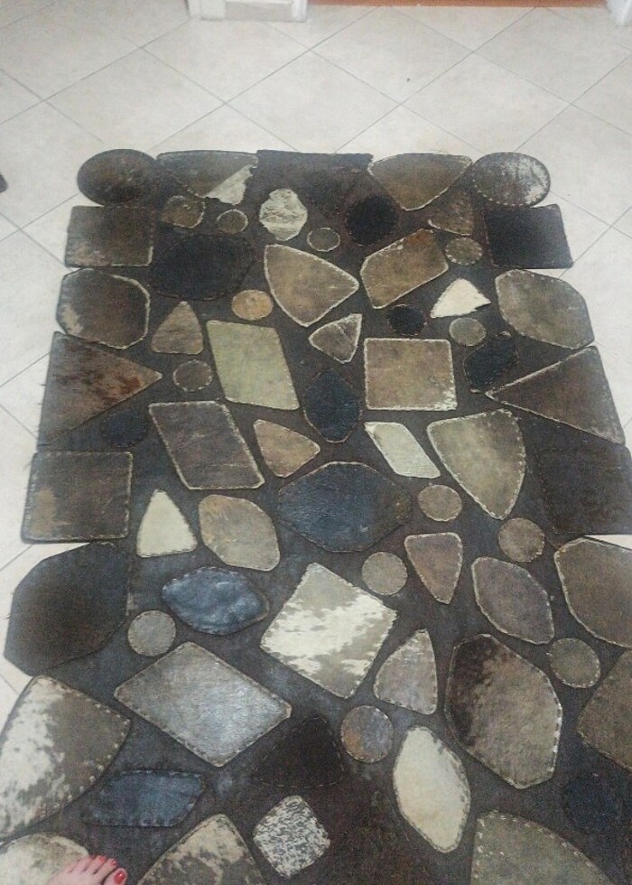 Hakiki deri halı  - Görsel 4