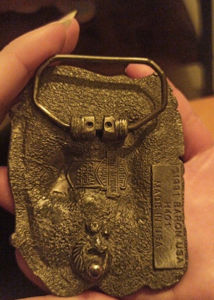 Harley Davidson Kemer Tokası  - Görsel 2