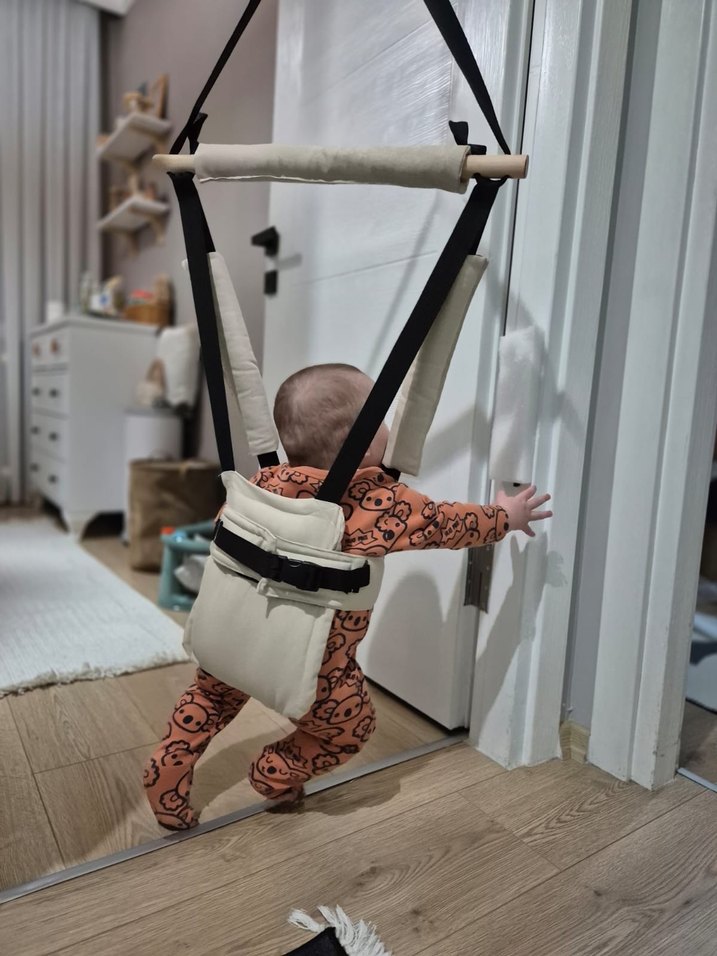 Bej Bebek Taşıma Askısı zıpzıp - Görsel 2