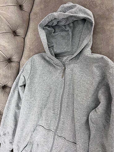 Diğer Gri kapüşonlu sweatshirt
