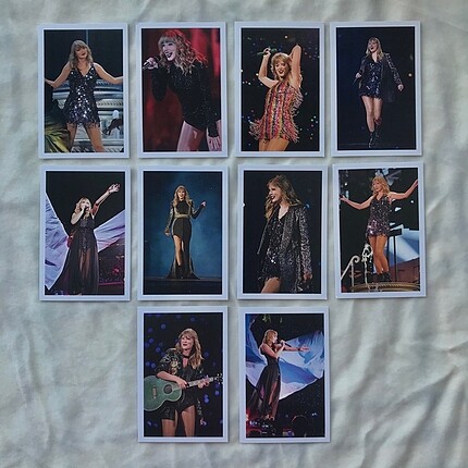 Taylor Swift Reputation Era Fotokart Seti