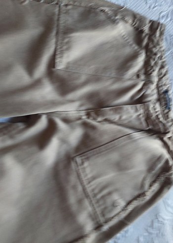 vizon Bol Kesim Keten  Kadın Pantolon - Görsel 5