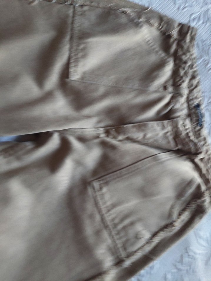 vizon Bol Kesim Keten  Kadın Pantolon - Görsel 5