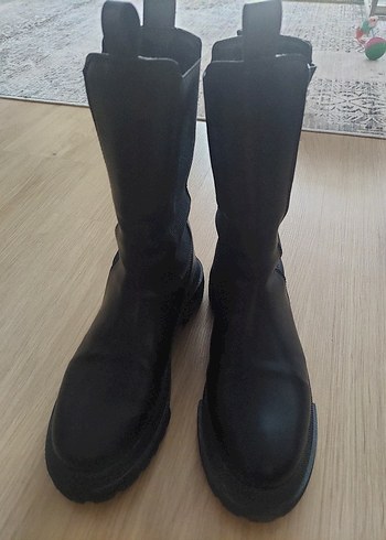 Siyah Stiletto Topuklu Kadın Bot - Görsel 3