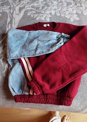 borda gri eşofman takımı - Görsel 7