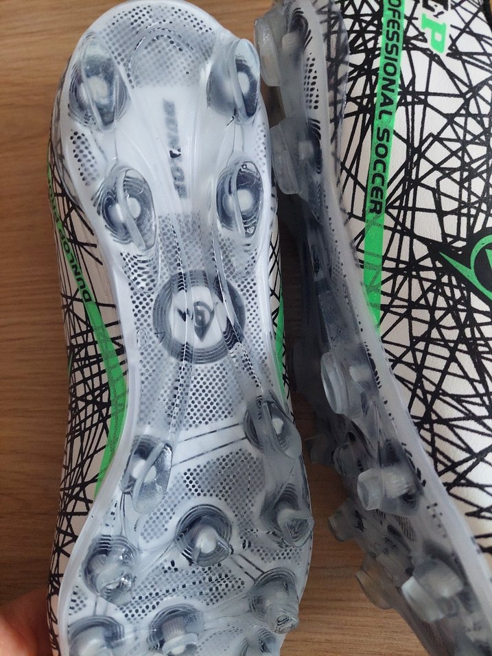 Erkek Beyaz Desenli Futbol Ayakkabısı - Görsel 4