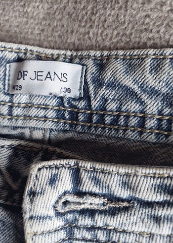 Gri Bel Kemerli erkek Kot Pantolon - Görsel 4