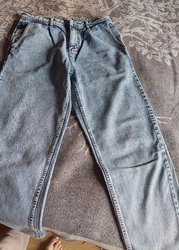 Gri Bel Kemerli erkek Kot Pantolon - Görsel 7