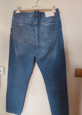 Rahat Kesim Mavi Kadın Kot Pantolon - Görsel 2