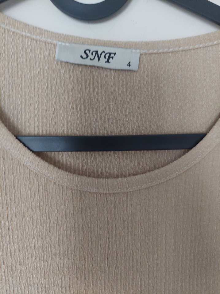 vizon Uzun Kollu Elbise - Görsel 5