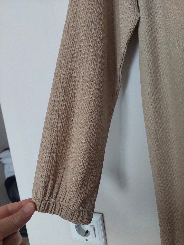 vizon Uzun Kollu Elbise - Görsel 4