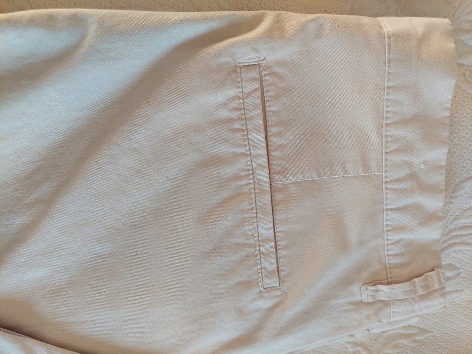 Bej erkek Pamuk Kumaş Pantolon - Görsel 4