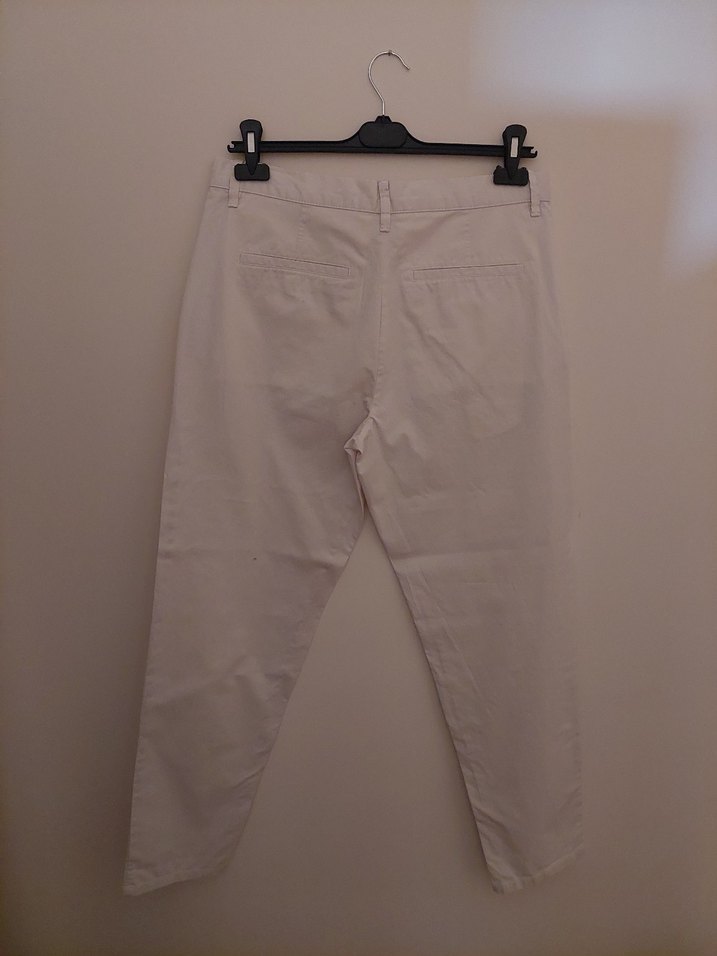 Bej erkek Pamuk Kumaş Pantolon - Görsel 2