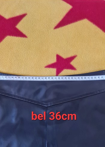 s Beden Kemerli Siyah Deri Mini Etek
