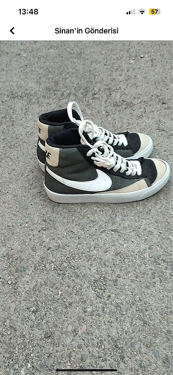 Orijinal Nike Blazer Ayakkabı