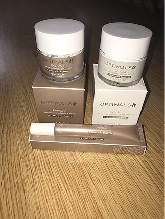 Oriflame optimals krem seti cilt lekelerine karşı