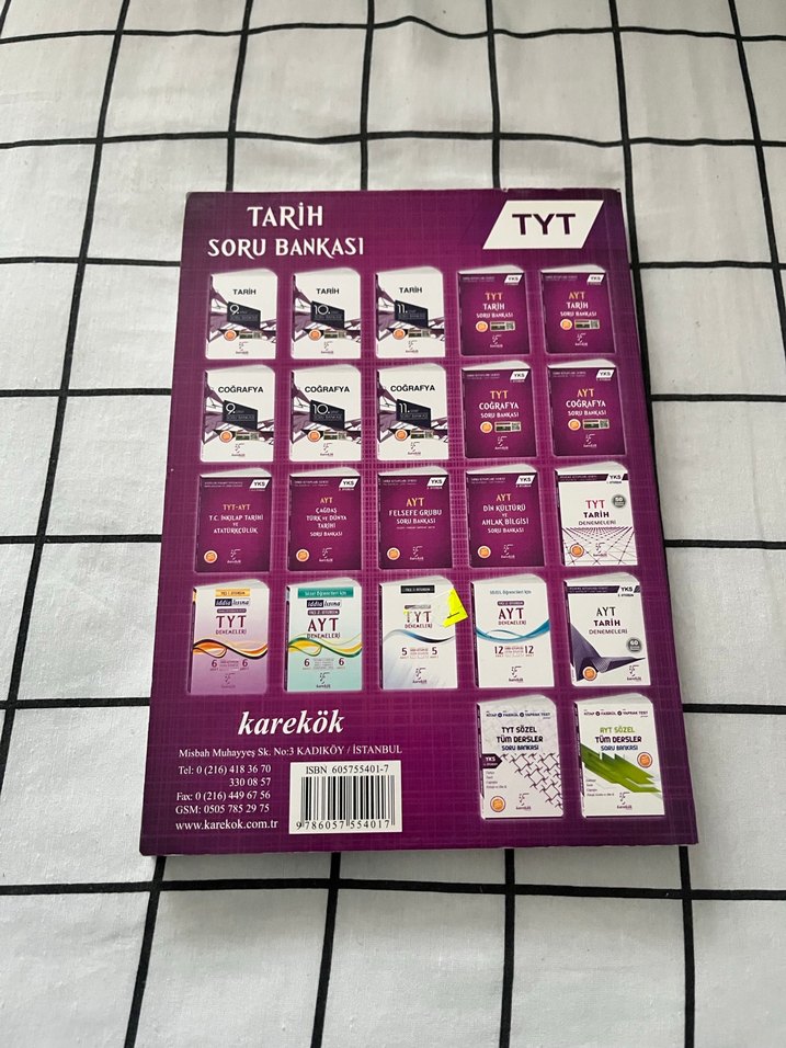 TYT Tarih Soru Bankası - Karekök Yayınları - Görsel 2