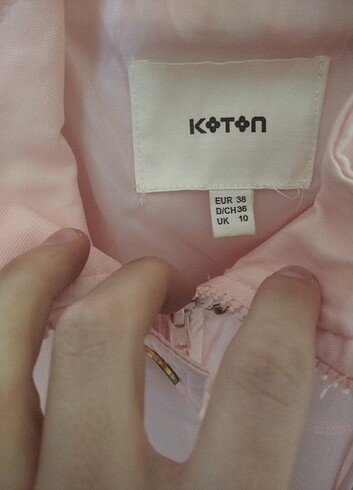 Koton Tertemiz koton trençkot
