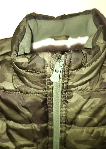 Erkek Çocuk Kamuflaj Desenli Fermuarlı Yelek - Görsel 2