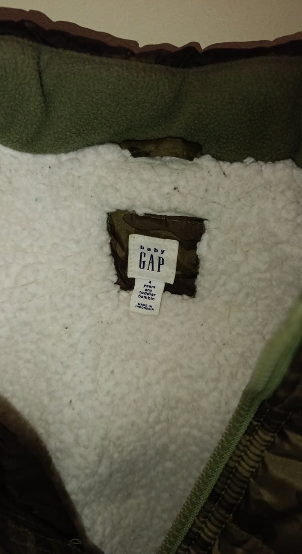 Erkek Çocuk Kamuflaj Desenli Fermuarlı Yelek - Görsel 3