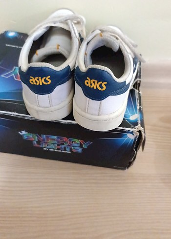 Beyaz Erkek Çocuk Sneakers Velcro Bantlı - Görsel 3