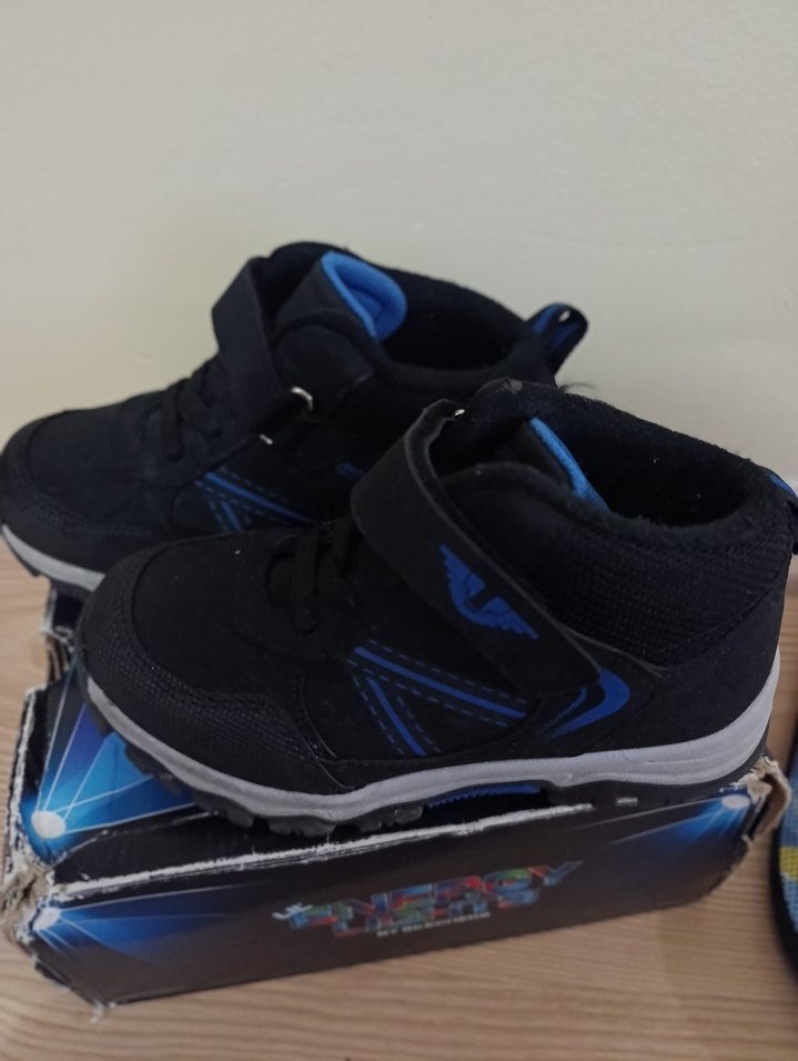 Siyah Erkek Çocuk Cırt Cırtlı Bot - Görsel 2