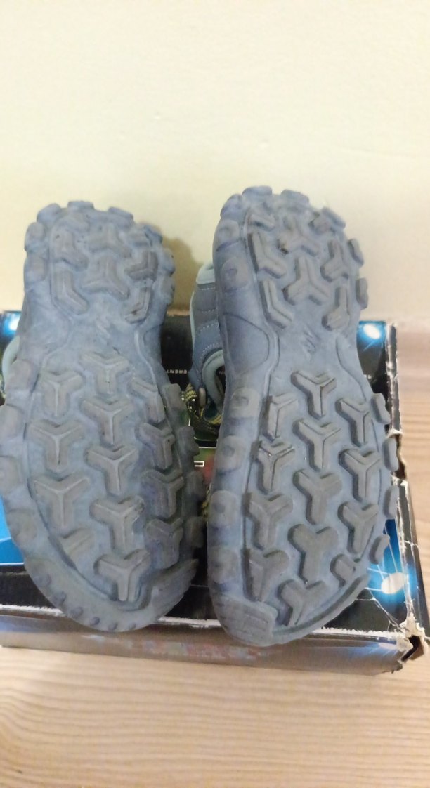 Sarı Gri Erkek Çocuk Cırt Cırtlı Sandalet - Görsel 3