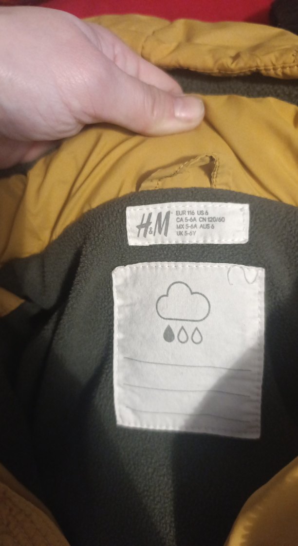 Erkek Çocuk Sarı Kapüşonlu Fermuarlı Mont - Görsel 2