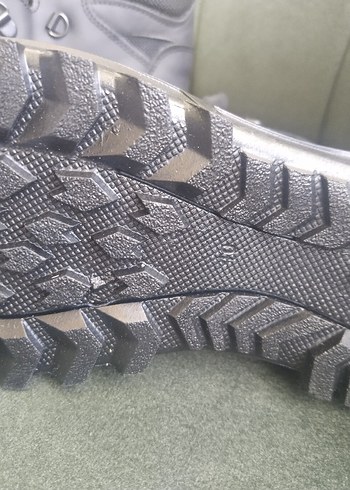 Siyah Kamuflaj Desenli Erkek Biker Bot - Görsel 5