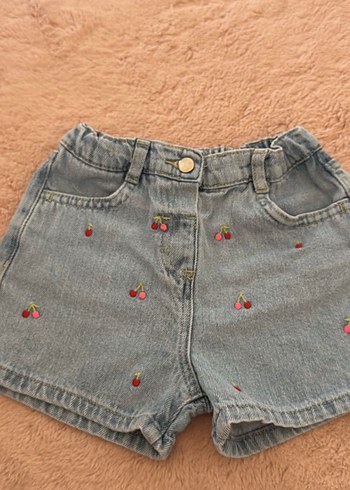 LC Waikiki Kira İslemeli Acik Mavi Denim Sort