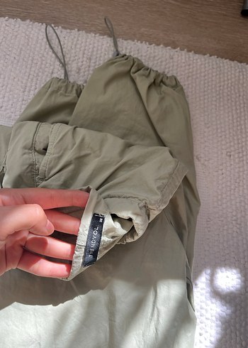 Trendyol & Milla Haki Midi paraşüt Salaş Pantolon