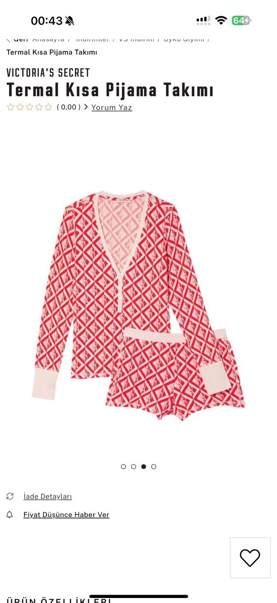 Victoria's secret pijama takımk - Görsel 2